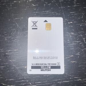 SMART CARD MUTOH VJ-Msink3A Yellow